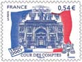 Timbre émis pour le bicentenaire de la Cour des Comptes