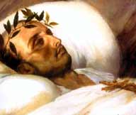 Napoléon sur son lit de mort par H. Vernet (c) coll. part.