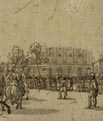 Parade militaire à schönbrunn, le 12 octobre 1809 (c) RMN