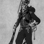 Bataillon des Marins de la Garde : Quartier-maître, grande tenue, 1806