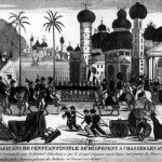 Les habitants de Constantinople se disposent à chasser les Anglais, 22 fevrier 1807