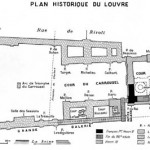 Plan historique du Louvre