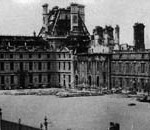 Les Tuileries en ruine après l’incendie de 1871