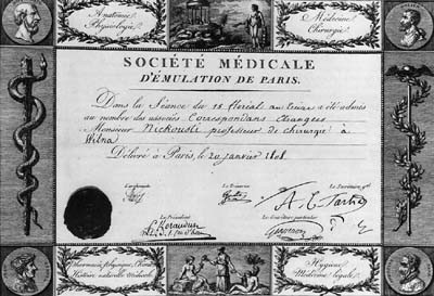 Diplôme de la Société d’Emulation