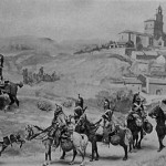 Patrouille de dragons en reconnaissance en Espagne en 1813