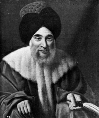 Le cheikh Aboul-Anouar Al-Sadate, vice-président du Diwan du Caire (?-après 1817)