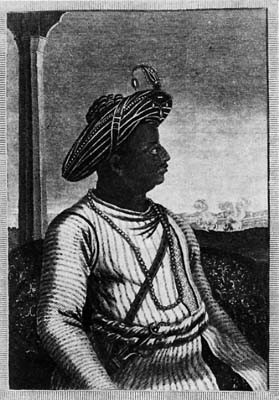 Le sultan Tippoo Sahib (1750-1799)