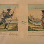 Caricature : Il Corriere piu ricco (Le courrier le plus riche)<br>Il Cacciator piu ricco (Le chasseur le plus riche)