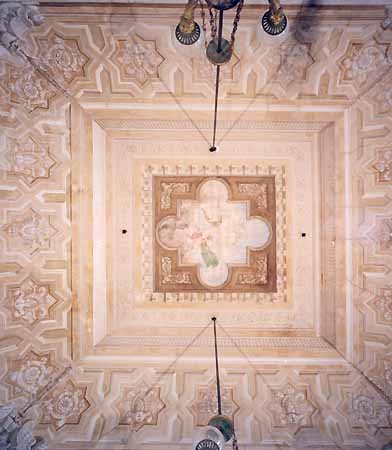 Aile Napoléonienne, place Saint-Marc <br>Vestibule : plafond