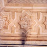 Aile Napoléonienne, place Saint-Marc <br>Vestibule : détail du plafond