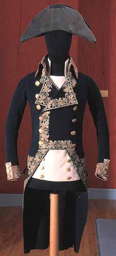 Uniforme porté par Bonaparte à la bataille de Marengo