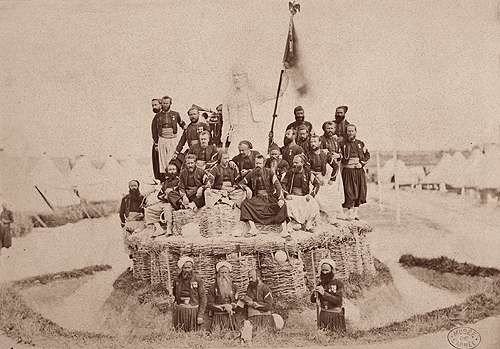 The monument of the zouaves. Châlons Camp.