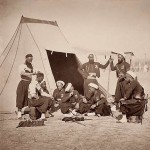 Châlons Camp: zouaves shaving