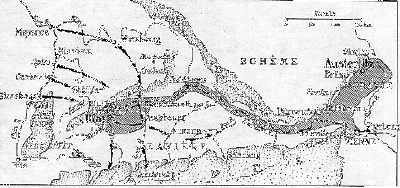 Map of the 1805 campaign