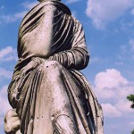 Statue sur la terrasse du château de Compiègne