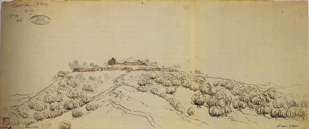 Troisième vue du château de Cosseria, l’attaque, le 13 avril 1796 (reproduction de droite)