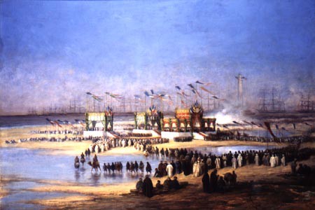 Port Said. The festivities surrounding the inauguration of the maritime canal.
