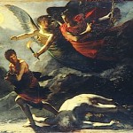 Justice and Divine Vengeance pursuing Crime