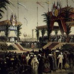 The sovereigns’ stand.
