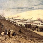 The el Guisr sill on the Asian bank