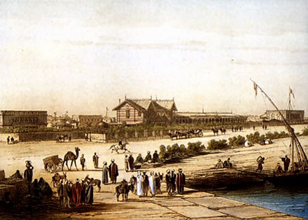 The residence of Ferdinand de Lesseps at Ismailia