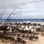 The Ismailia roadstead and the encampement of the Khedive’s guests.