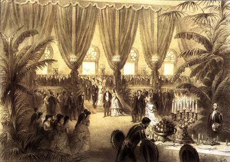Ball at the palace in Ismailia