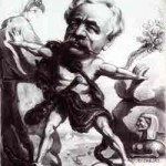 Caricature of Ferdinand de Lesseps
