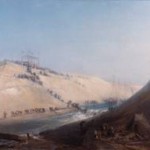 Construction site n°6 – Ismailia – The Entryof the Mediterranean into Lake Timsah, 18<sup>th</sup> November 1862