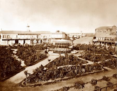 Port Said. Place de Lesseps.