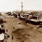 Port Said. Village and Arab mosque