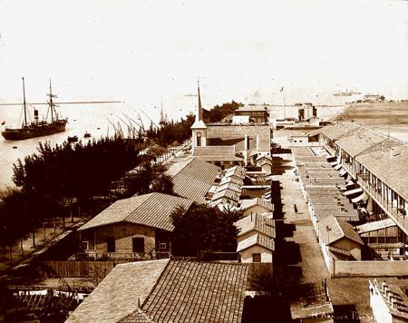 Port-Thewfik. View of the town