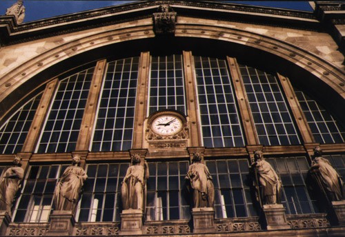 The Gare du Nord railway station