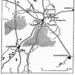 Map of Eylau and its environs