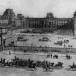 The Place du carrousel in 1867