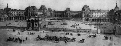 The Place du carrousel in 1867