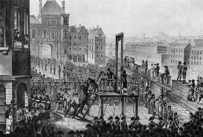 The execution of Cadoudal and his accomplices, 28 June, 1804.