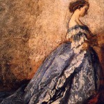 The empress Eugénie, study for "The Baptism of the prince imperial"