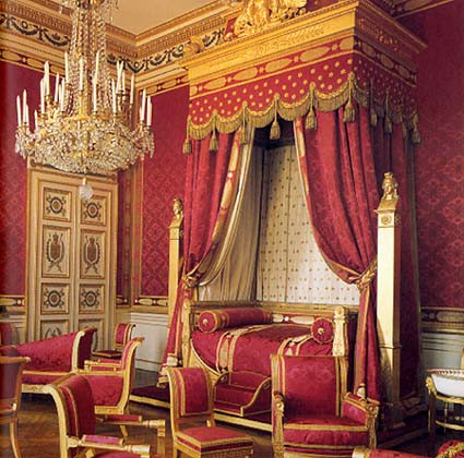 Château de Compiègne. The Emperor’s bedchamber.