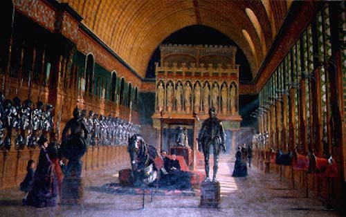 The Salle des Preuses at Pierrefonds