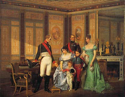 At Malmaison, the empress Josephine receives the emperor Alexander