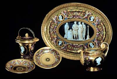 Lunch service for the imperial family