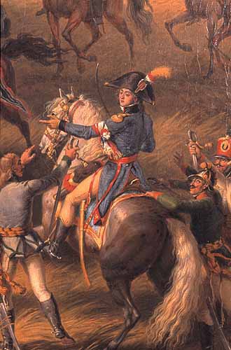 The Battle Marengo (detail): Lejeune