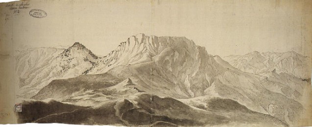 View of the battlefield of the Battle of Loano, 23 November 1795 (left-hand side)