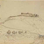 Deuxième vue du château de Cosseria, les négociations, le 13 avril 1796 (reproduction de gauche)