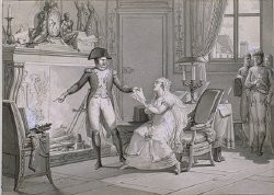 Napoleon showing mercy to Madame de Hatzfeld