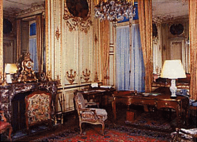 Hôtel de Mondragon : salon où fut célébré le mariage de Bonaparte et de Joséphine
