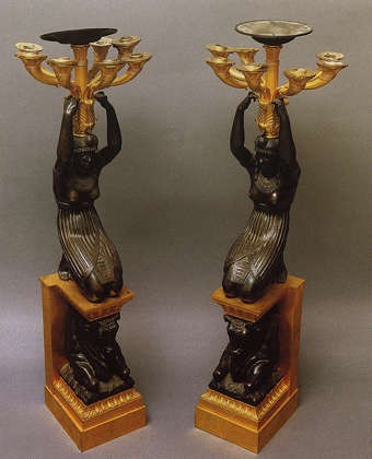 Paire de candélabres