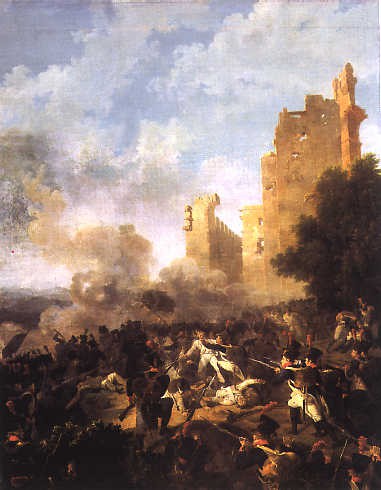 Attaque du château de Cossaria, 13 avril 1796
