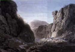Le général Bonaparte force les retranchements du fort de Covelo, dans la gorge de la Brenta le 7 septembre 1796